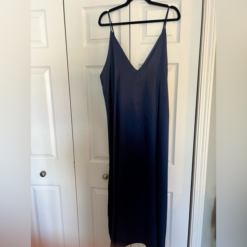 Vici Midnight Blue Satin Dress